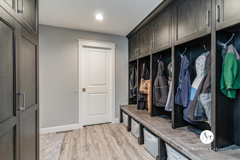 custom mudroom cabinets in nappanee indiana