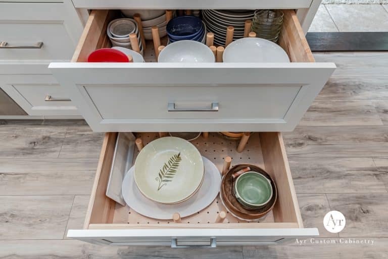 custom kitchen pull out shelves