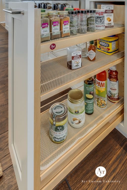 custom kitchen shelves