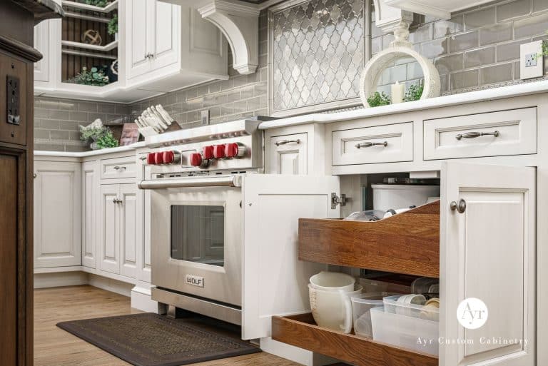 custom kitchen in bremen, indiana with appliances