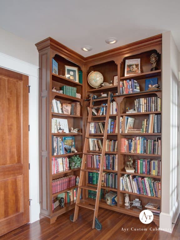 custom library shelves in diamond lake mi