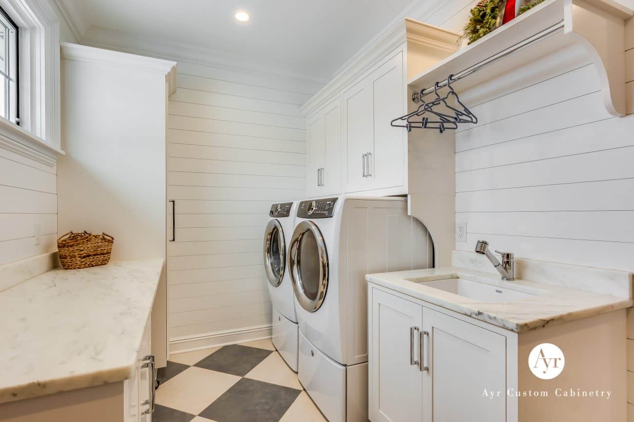 custom laundry cabinets in granger, indiana