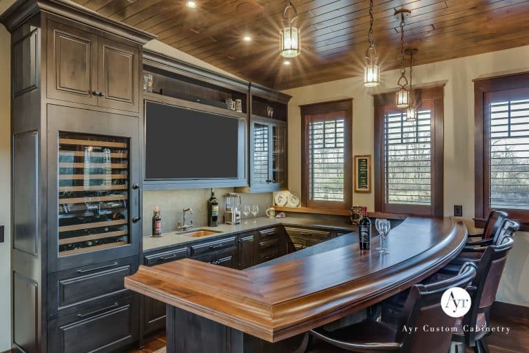 custom bar cabinets in south bend, indiana