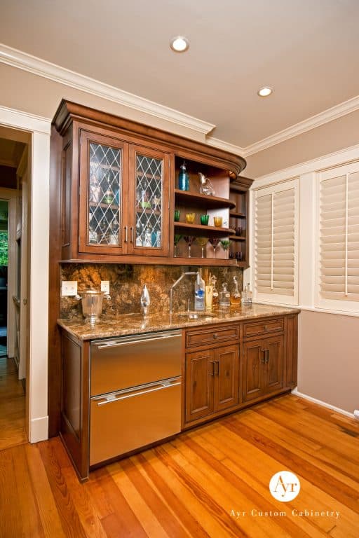 custom bar cabinets in south bend