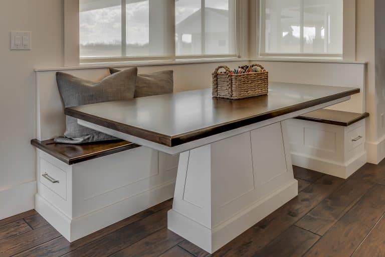 breakfast table custom kitchen cabinets in middlebury in