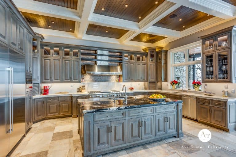 kitchen and island cabinetry in stevensville mi