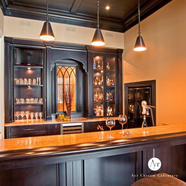 custom bar cabinets, gallery photo