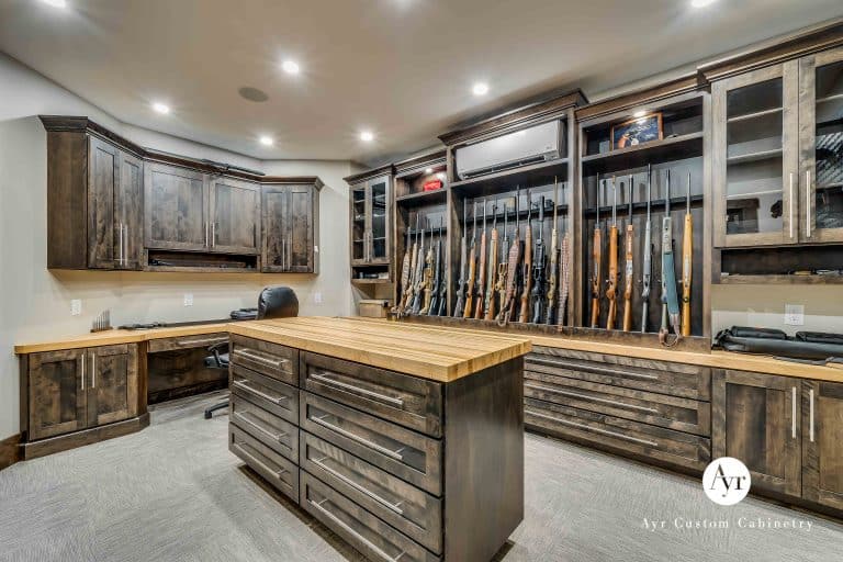 custom room gun cabinets